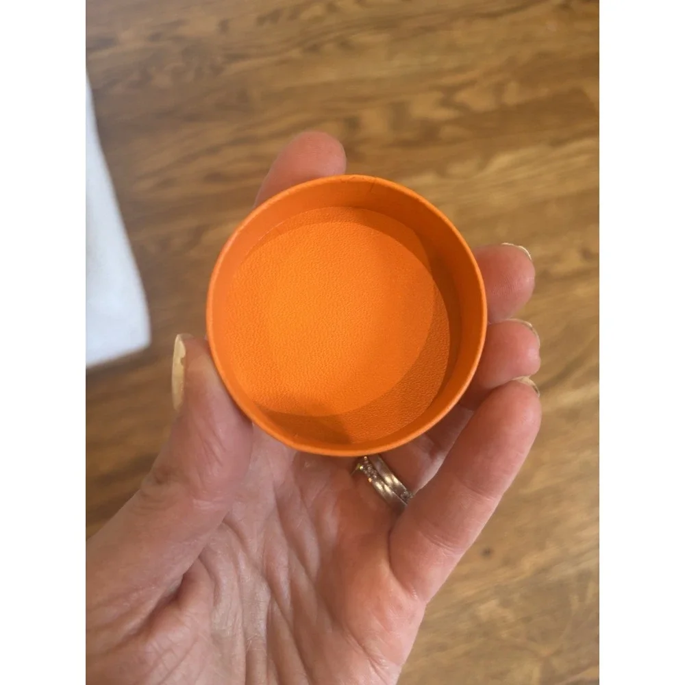 Hermes Authentic Empty Twilly Orange Box
